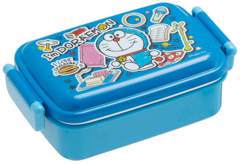 Boîte à lunch antibactérienne Skater Doraemon 450 ml pour enfants fabriquée au Japon