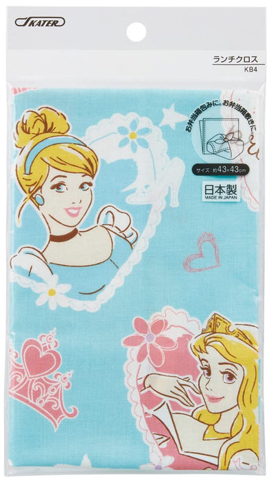 Skater Disney Princess Girl Lunch Box with 43x43cm Lunch Cloth - Made in Japan