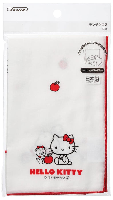 Skater Kitty & Tiny Chum Sanrio Girls Lunch Box with 43x43cm Cloth Made in Japan