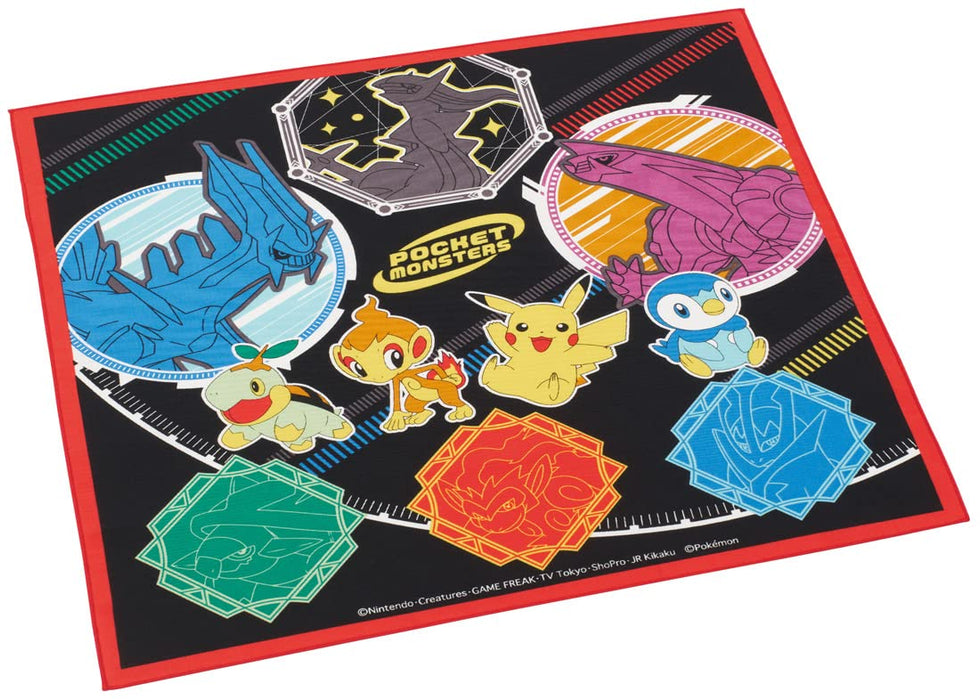 Skater Pokemon 22 Lunchbox für Jungen mit 43 x 43 cm Stoff, hergestellt in Japan