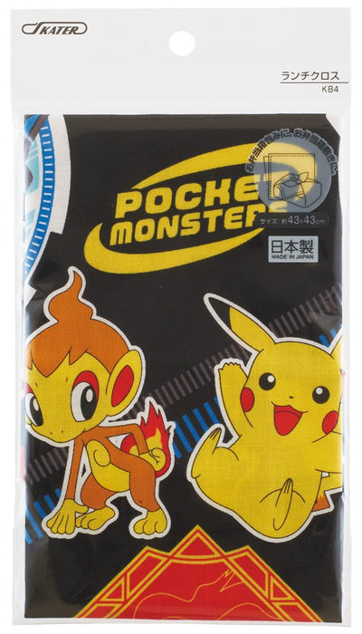 Skater Pokemon 22 Boy's Lunch Box with 43x43cm Cloth Made in Japan