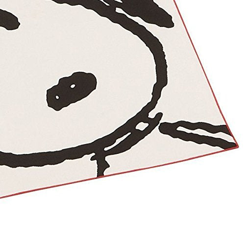 Boîte à lunch Skater Snoopy Face avec tissu 43x43 cm fabriquée au Japon