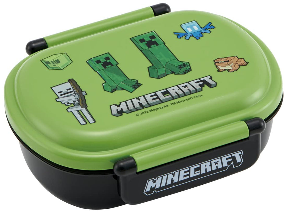 Boîte à lunch pour enfants Skater Minecraft 360 ml - Antibactérienne fabriquée au Japon