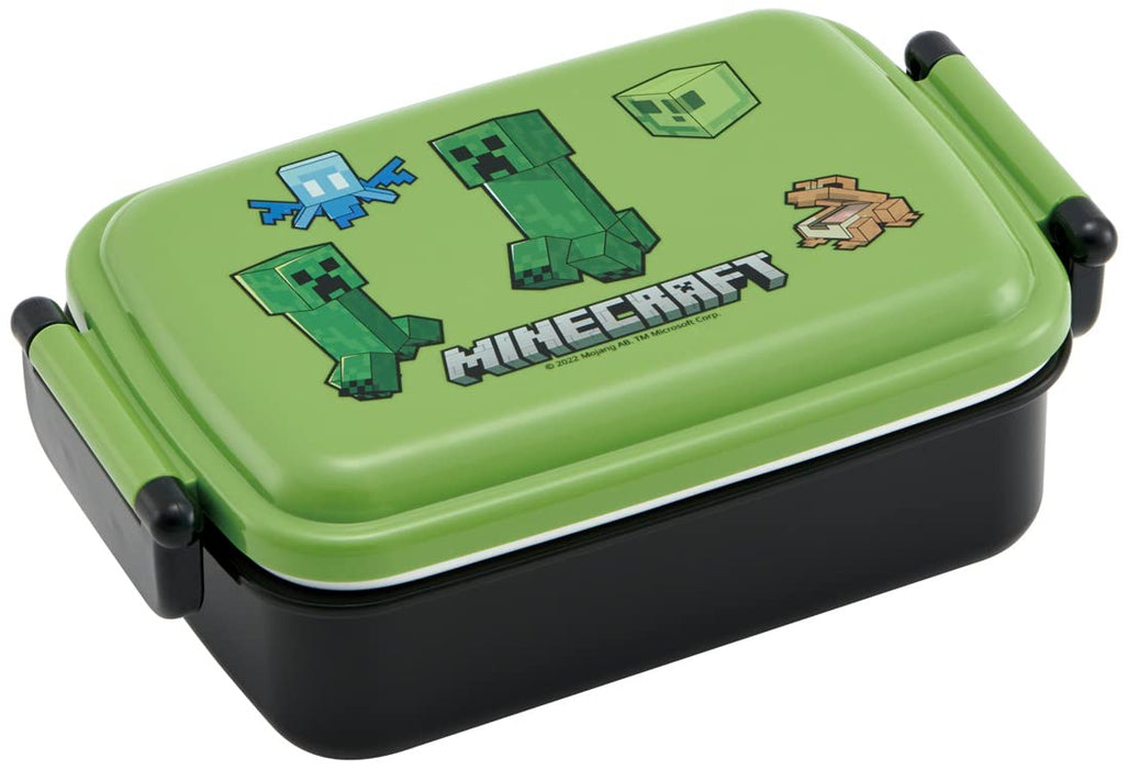 Skater Kids Lunch Box 450Ml Minecraft Design Antibacterial Made in Japan