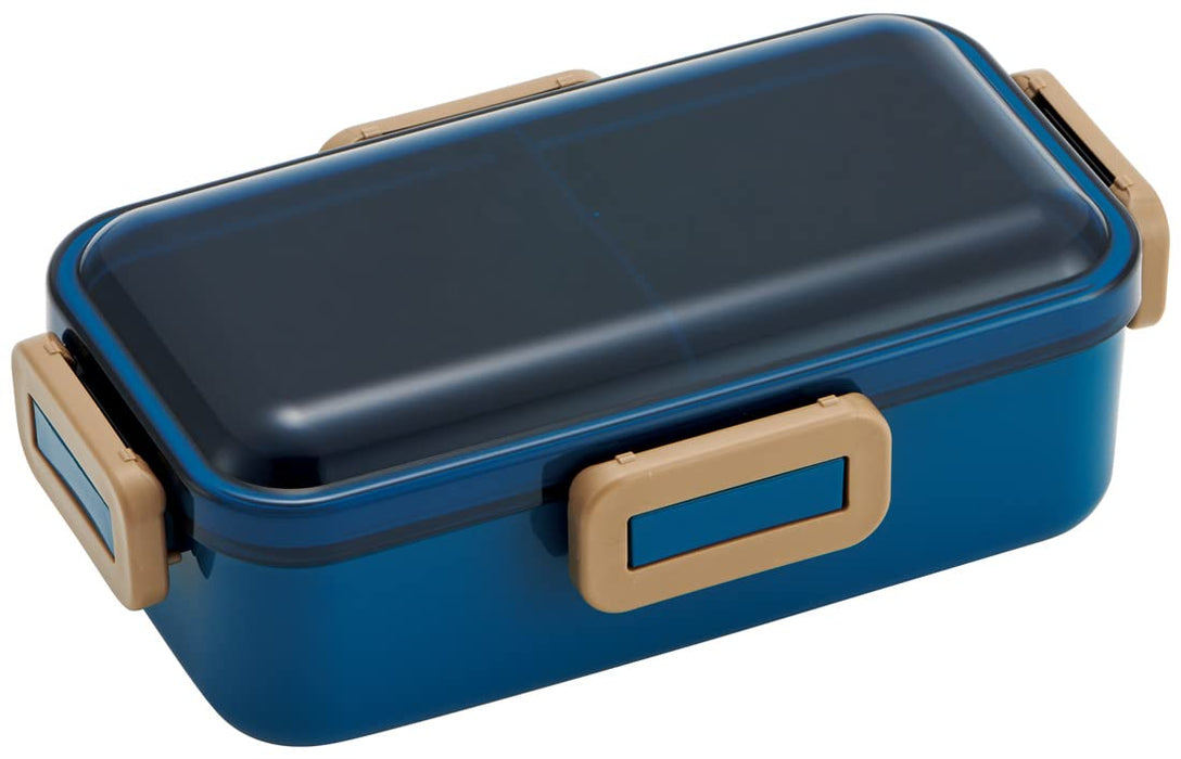 Skater Ocean Blue Lunchbox 530 ml mit antibakteriellem Kuppeldeckel – Für Frauen, hergestellt in Japan