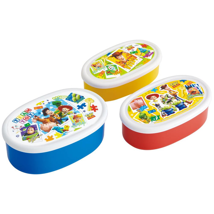 Skater Disney Toy Story 24 Sealable Lunch Box - Set of 3 Storage Containers Made in Japan