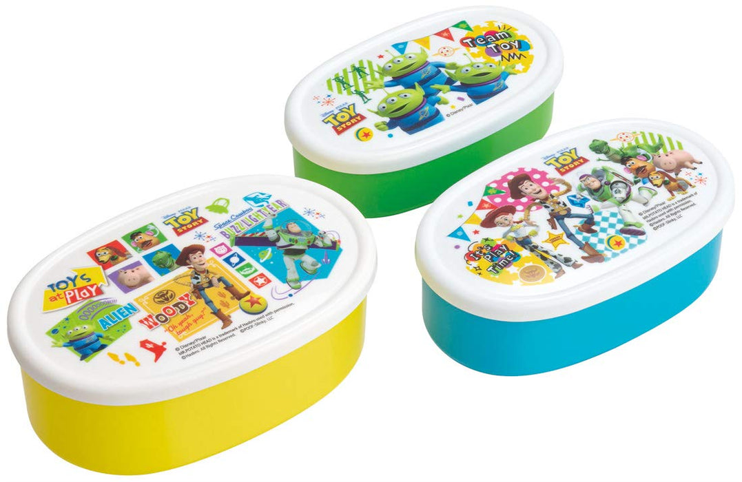 Skater Disney Toy Story Lunch Box Set of 3 860ml Sealable Storage Containers Made in Japan