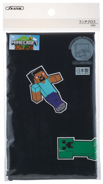 Skater Minecraft Lunch Cloth 43X43cm Authentic Japan-made - KB4-A