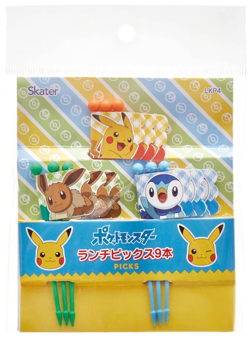 Skater Pokemon Lunch Picks 9er-Pack Skater Lkp4-A für Bento Box