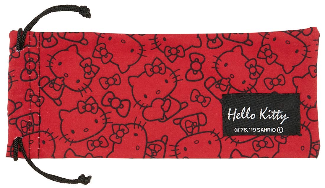 Skater Hello Kitty Red Magnifying Glasses Rg1 with 1.6X Magnification- Japan Figure Store - #1 Bring To You The Best Japanese Goods