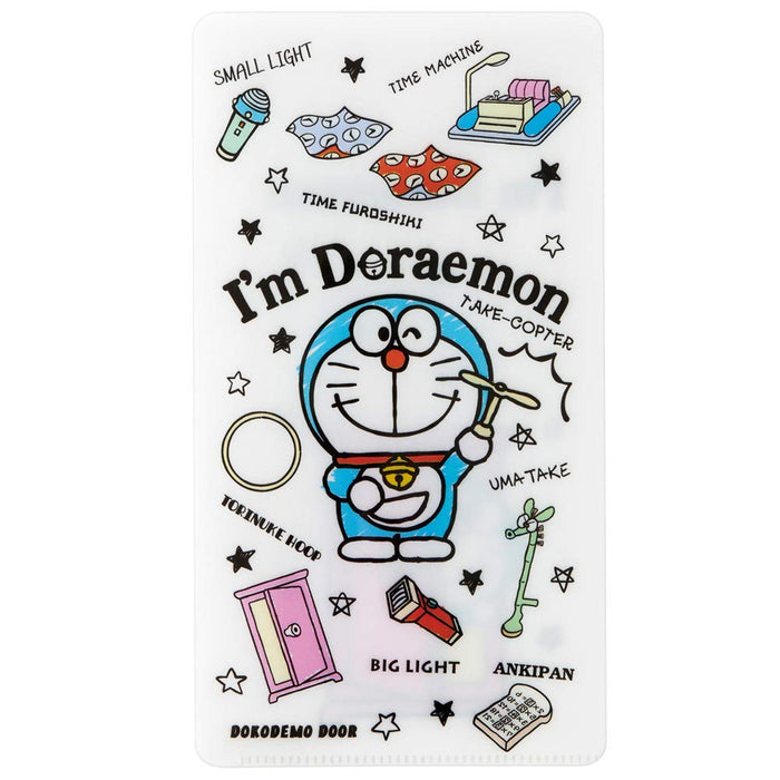 Skater Doraemon Secret Gadgets Mask Case with Pocket Tissue and Card Storage