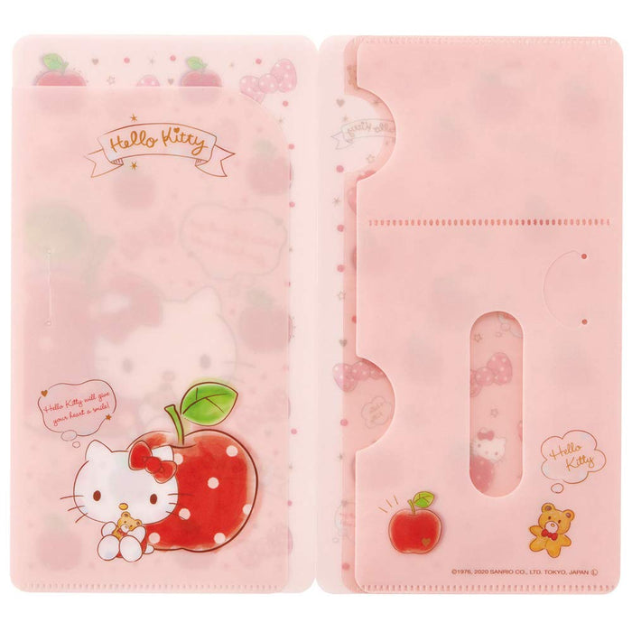 Skater Hello Kitty Mask Case with Card & Small Item Storage Sanrio Happiness Girl Mkc1-A
