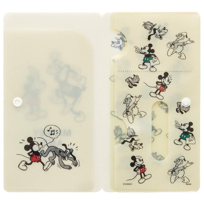 Skater Disney Mickey Mouse Mask Case Small Items and Card Storage Mkc1