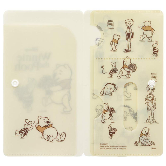 Skater Disney Winnie The Pooh Small Items Storage Case for Masks Cards Pocket Tissues - Mkc1-A
