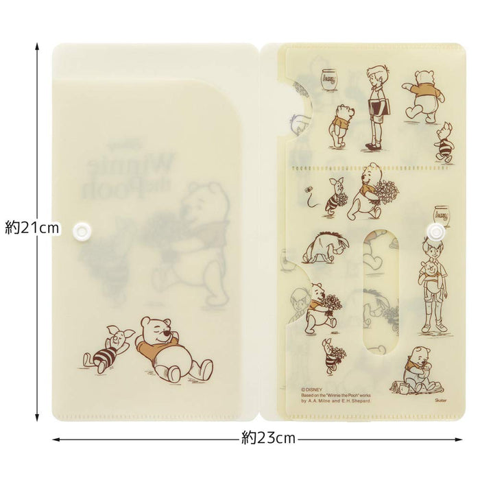 Skater Disney Winnie The Pooh Small Items Storage Case for Masks Cards Pocket Tissues - Mkc1-A