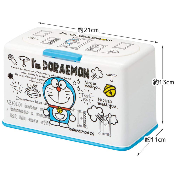 Skater Doraemon Lift-Up Mask Storage - Holds 60 Masks Mkst1-A