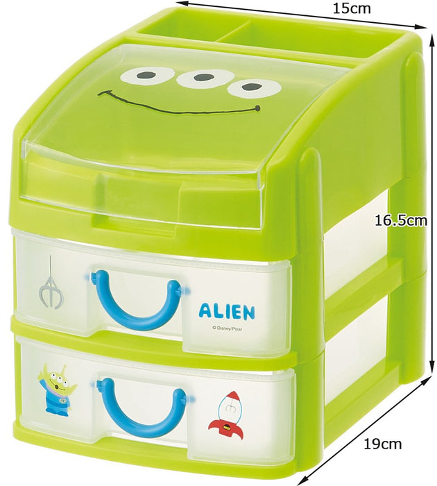 Skater Alien Face Mini Chest with 2 Drawers - Small Item Storage Che3N Model