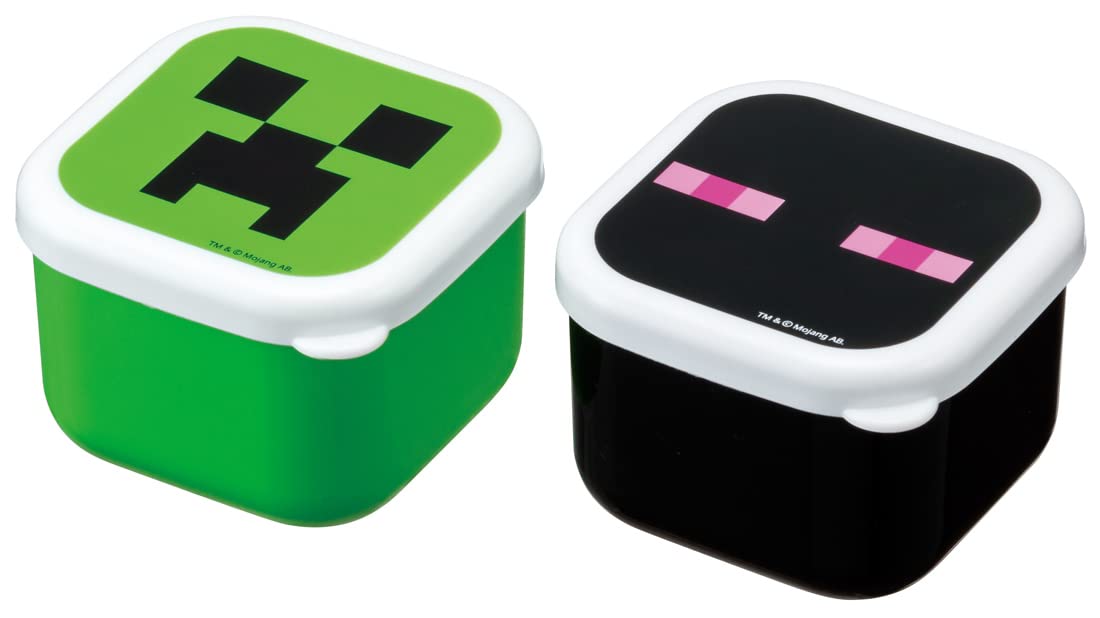 Skater 130ml Mini Sealable Storage Containers Set of 2 Minecraft Edition