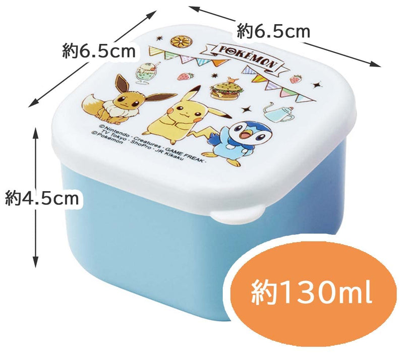 Skater Pokemon Cafe Art Mini Sealable Storage Container 130ml Set of 2 MO1WAG-A