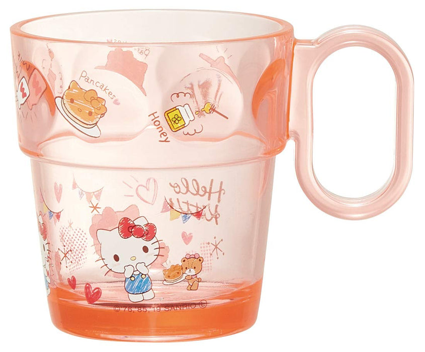 Skater Hello Kitty Snack Time Acrylic Mug Cup 220ml - Sanrio Ksa1