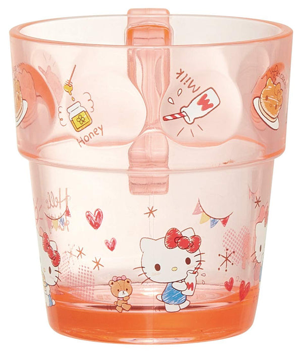 Skater Hello Kitty Snack Time Acrylic Mug Cup 220ml - Sanrio Ksa1