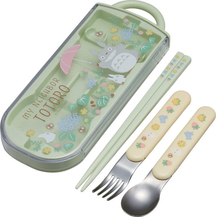 Skater My Neighbor Totoro Durable Utensil Set - Forks Spoons Chopsticks with Case