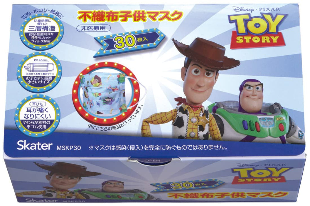 Skater Disney Toy Story Kids 3-Ply Non-Woven Extra Large Masks Box of 30