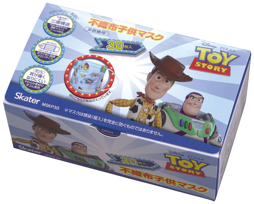 Skater Disney Toy Story Kids Masques extra larges non tissés 3 épaisseurs Boîte de 30