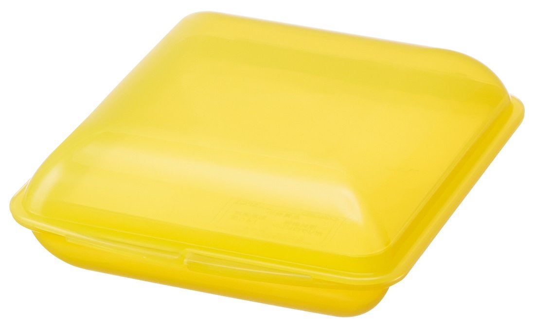 Skater Onigirazu Lunch Box Yellow Onigiri Case Bento Box Made in Japan