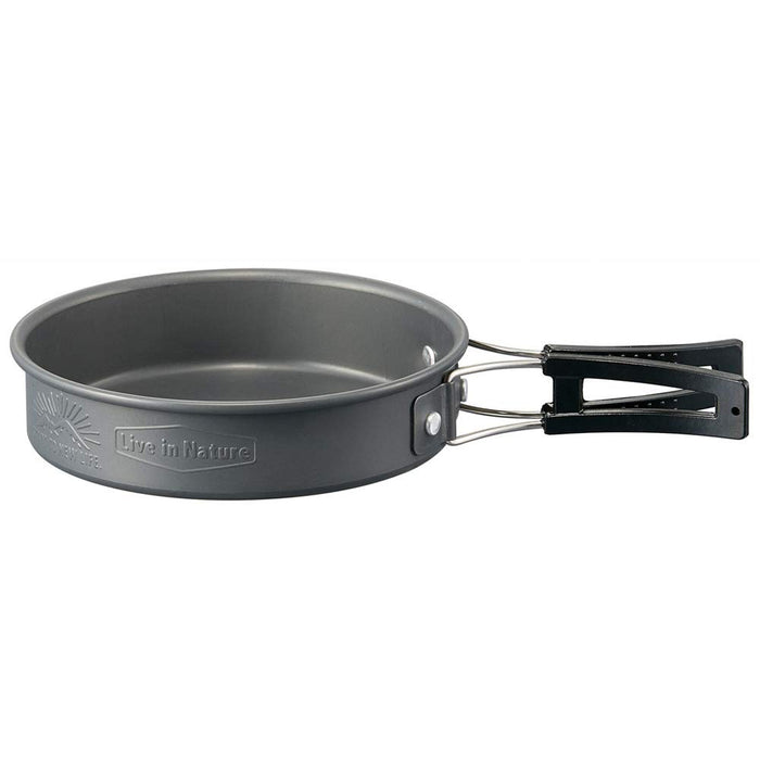 Skater Aluminum Outdoor Frying Pan 14cm with Stainless Steel Folding Handle