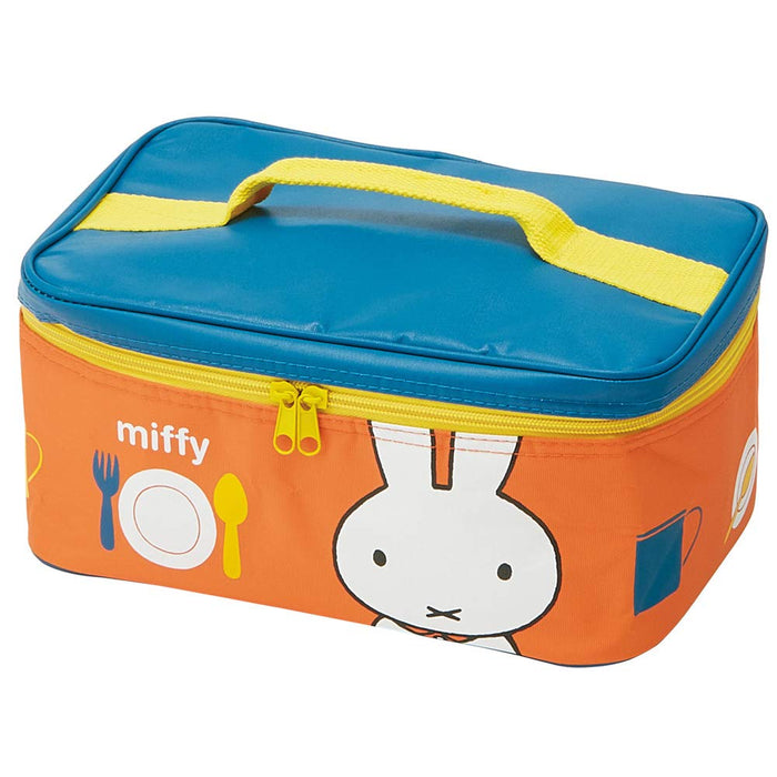 Skater Large 3.8L Miffy 20 Picnic Lunch Box with Cooler Bag and Ice Pack