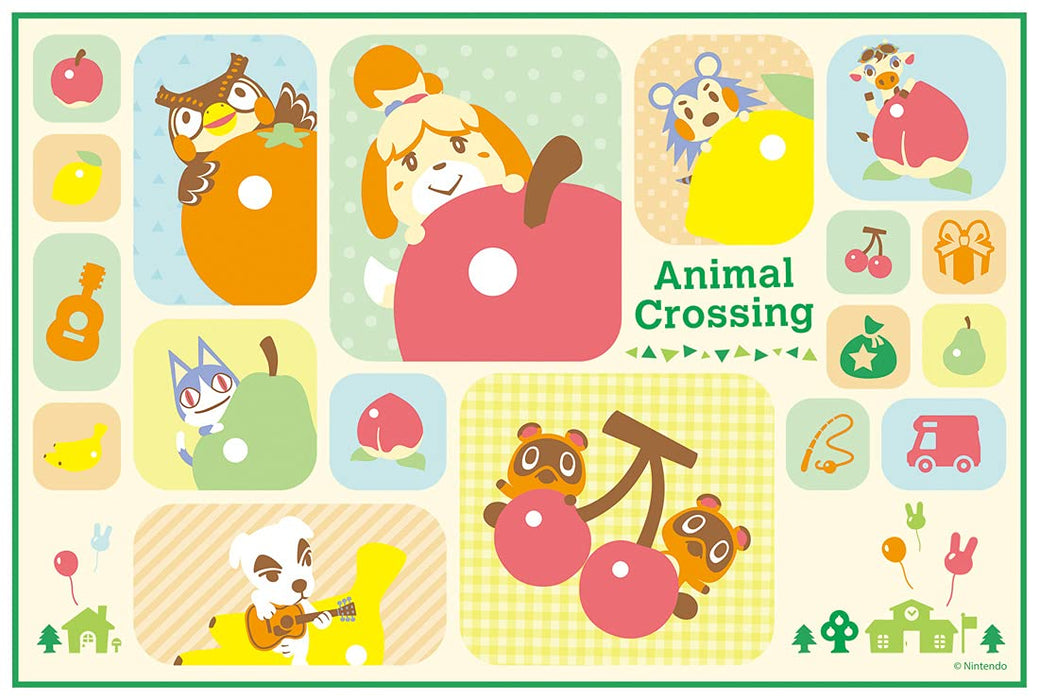 Skater Animal Crossing Picnic Sheet Size S 60x90cm - 21 Vs1-A Version