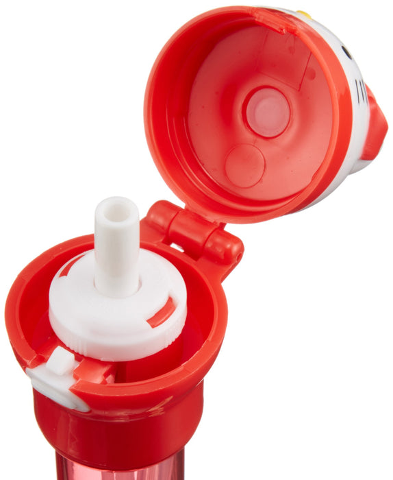 Bouteille d'eau portable en plastique Skater Hello Kitty 350 ml/500 ml avec bouchon en paille