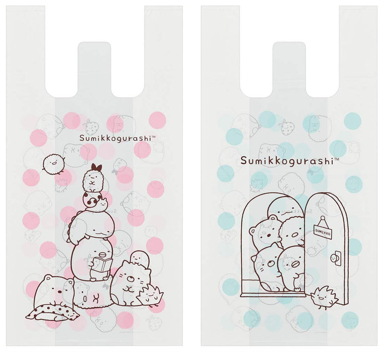 Skater Medium Sumikko Gurashi Shopping Bags with Handles 49x25x14cm Pack of 10