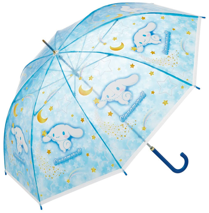 Skater Parapluie long en vinyle de qualité supérieure pour adulte 60 cm avec motif ciel étoilé Cinnamoroll