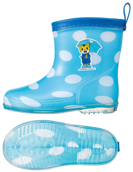 Skater Shimajiro Reflective 14cm Children's Rain Boots - Ribt1 Series