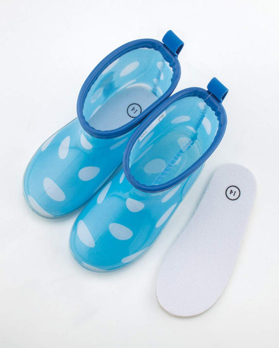Bottes de pluie réfléchissantes pour enfants Skater Shimajiro 14 cm - Série Ribt1