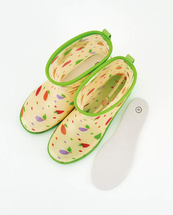 Skater Children's Rain Boots 20cm Very Hungry Caterpillar Design with Reflective Tape