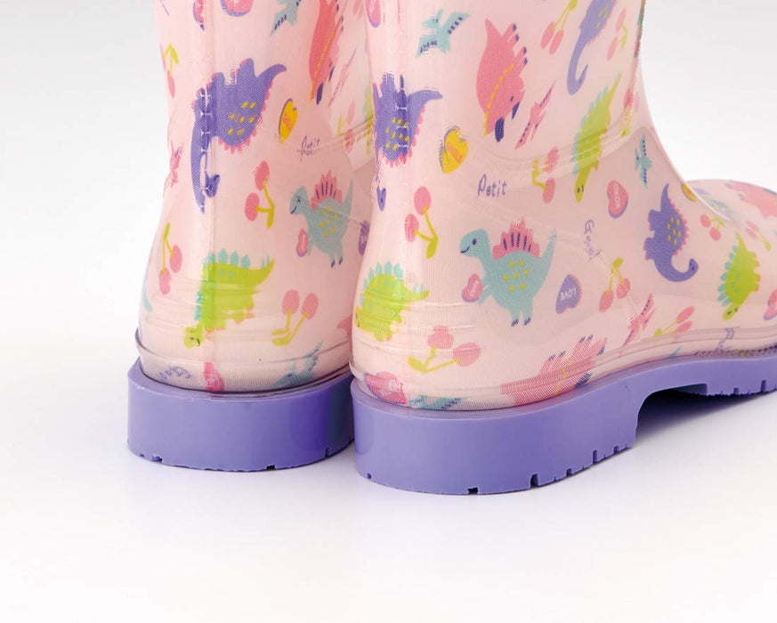 Skater Happy & Smile Kids Rain Boots with Reflective Tape 20cm Size