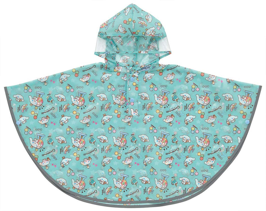 Poncho de pluie Skater Cinnamoroll pour filles – Manteau imperméable pour enfants adapté à une hauteur de 80 à 100 cm