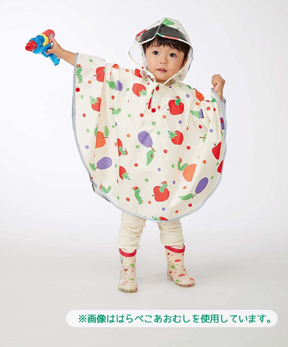 Skater Kids Rain Poncho - Suitable for 80-100cm Height Working Vehicle Theme- Japan Figure Store - #1 Bring To You The Best Japanese Goods