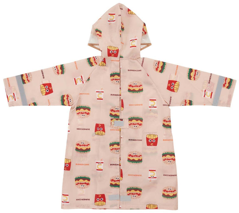 Skater Kid's Raincoat Burger Conks Design Suitable for 110-125cm Heights - Raco1N-A