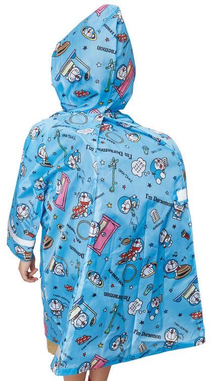 Skater Doraemon Kids Raincoat 110-125cm Height Suitable Secret Gadgets Theme Raco1N- Japan Figure Store - #1 Bring To You The Best Japanese Goods