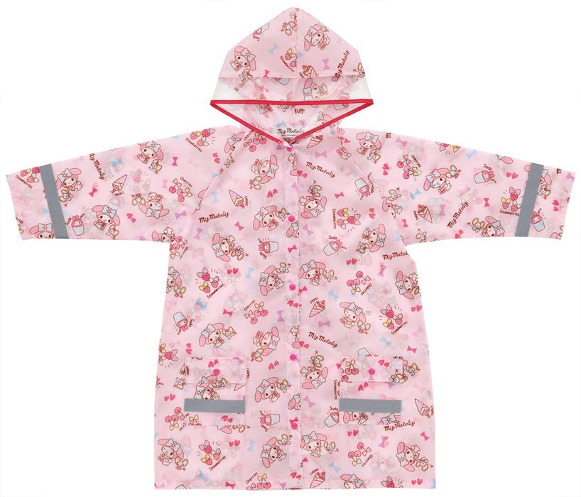 Skater Kids Raincoat My Melody Sanrio Girls 110-125Cm Raco1N
