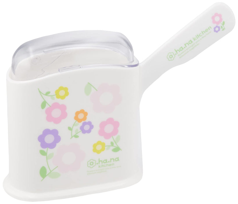 Skater Rice Scoop with Case - Sms1 Flower Design Made in Japan