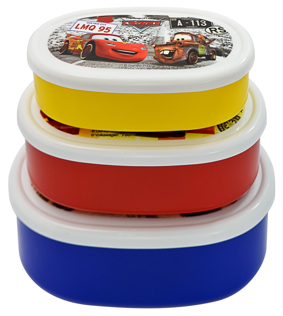 Skater Disney Cars 3-Piece Seal Storage Container Set Made in Japan- Japan Figure Store - #1 Bring To You The Best Japanese Goods