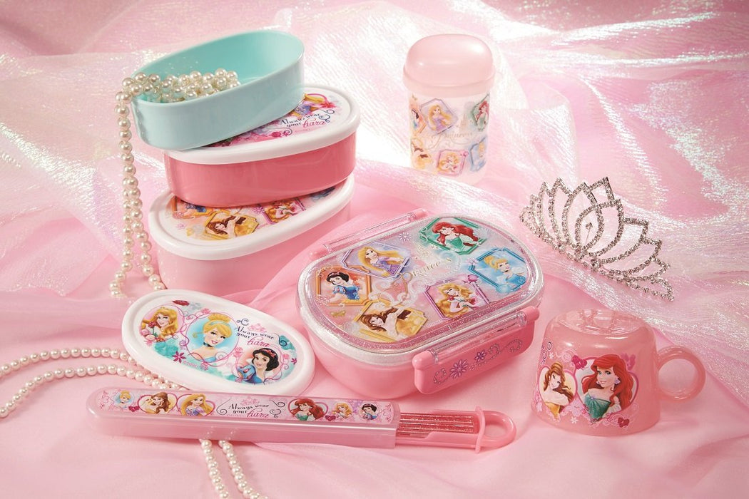 Skater Disney Princess 3-Piece Storage Container Set Made in Japan Srs3S