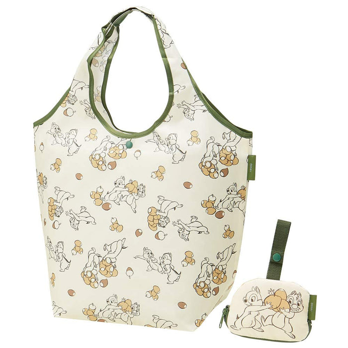 Skater Chip & Dale Eco Shopping Bag with Pouch 420x320x180mm - KBS42P