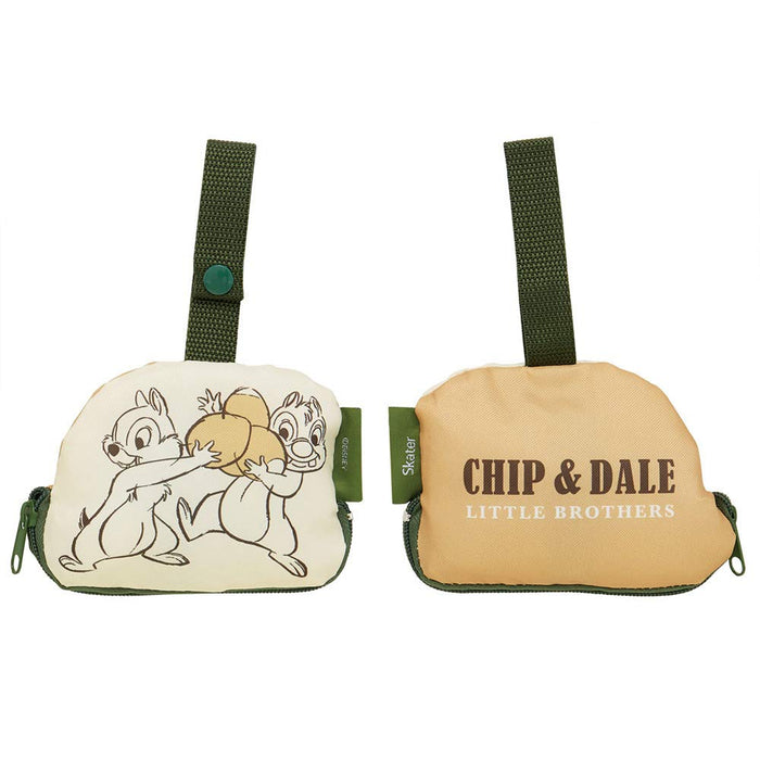 Skater Chip & Dale Eco Shopping Bag with Pouch 420x320x180mm - KBS42P