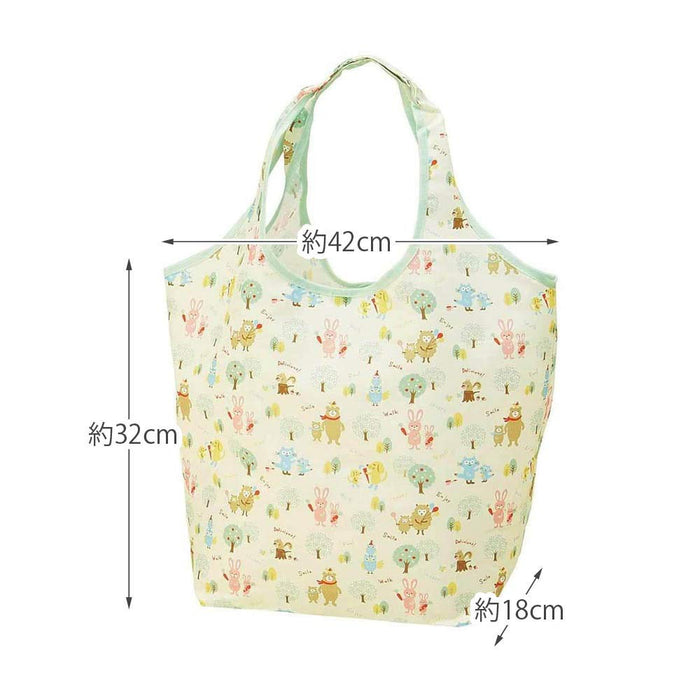 Skater Eco Shopping Bag with Pouch - Happy Family Design 420X320X180mm Kbs42P